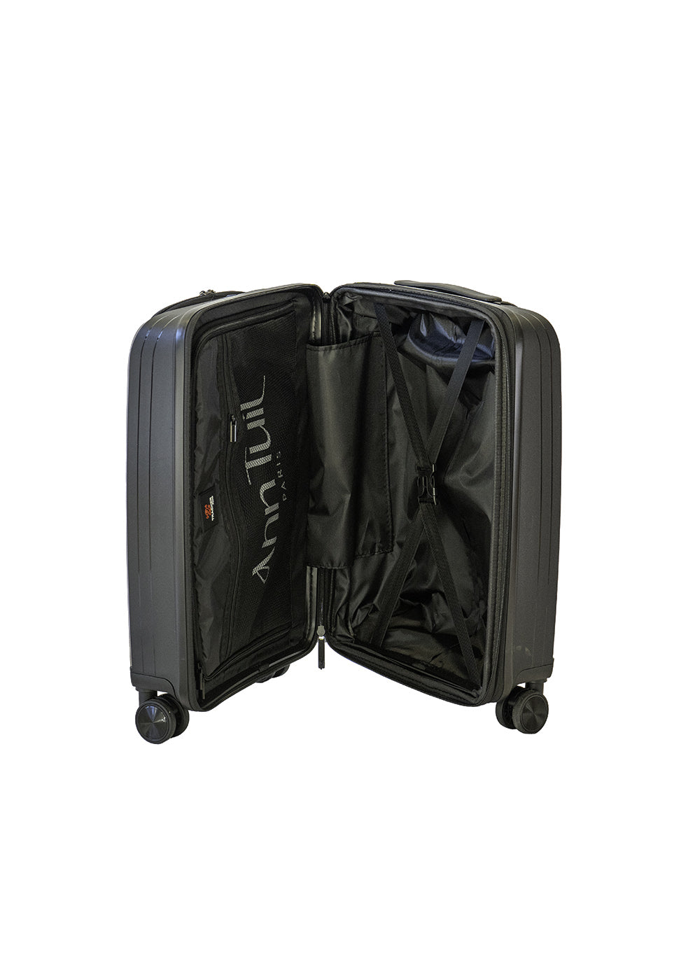 VALISE CABINE NEWARK POCKET NOIR